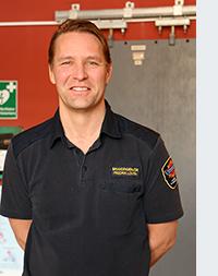 Fredrik Lovén, brandingenjör vid SÄRF
